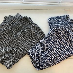 2 pairs Size of Large, wide leg pants!